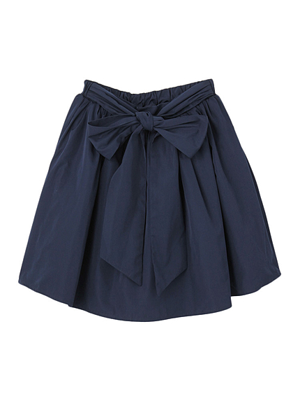 BACKリボンフレアスカート