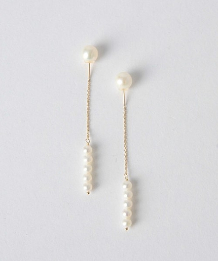 UAB 5PEARL×PEARLキャッチ ピアス