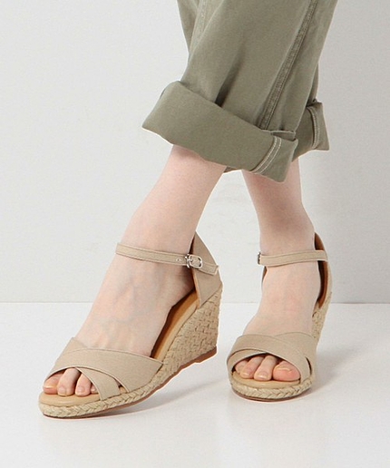 ボワソンショコラ/B クロスジュートサンダル75