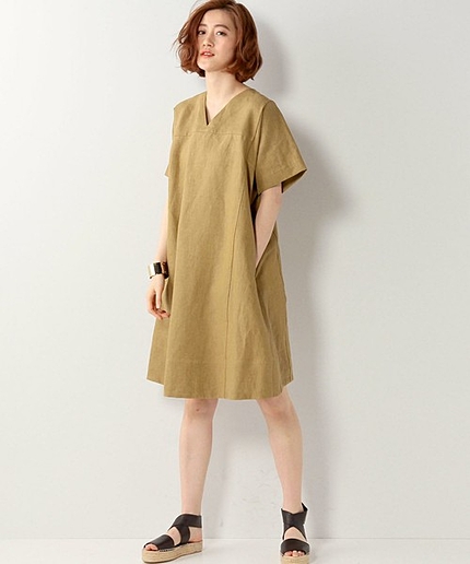 UAG/K LN パネルライン サックワンピース