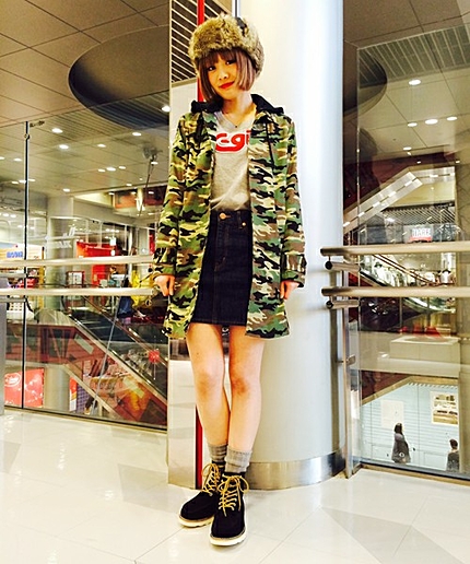 【mini4月号掲載】X-girl x FIDELITY MARINE COAT