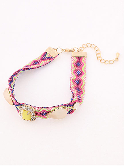 ミサンガブレスレット石