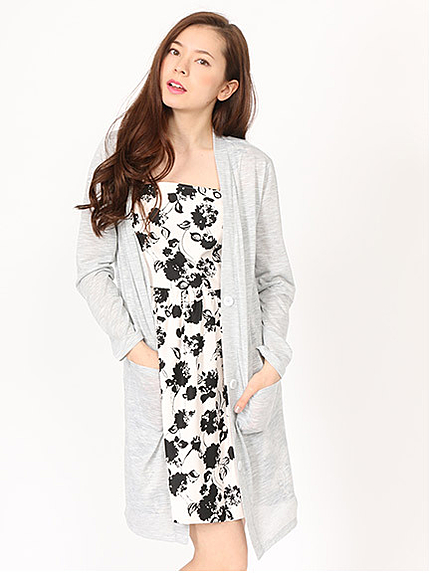 ライトロングカーデ