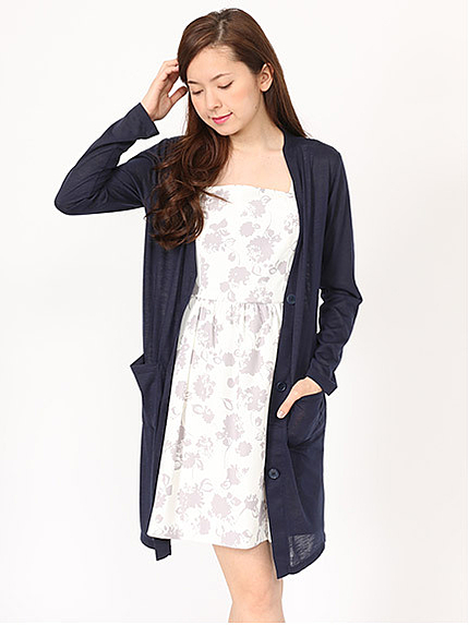 ライトロングカーデ