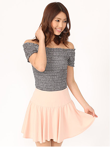 ハイウエストスカート