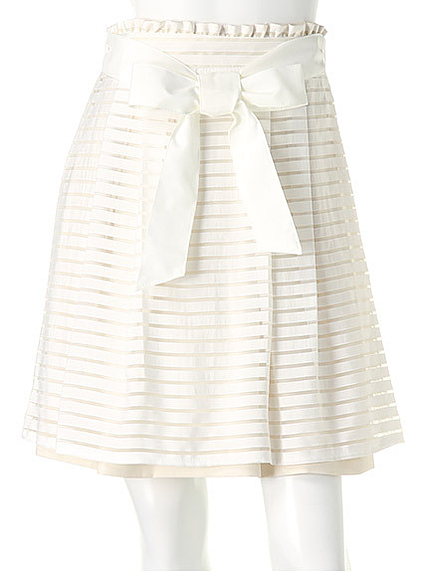 リバーシブルシアーボーダースカート