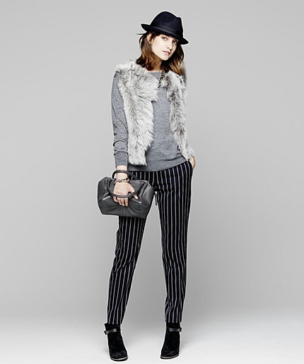 レジメンタルストライプパンツ