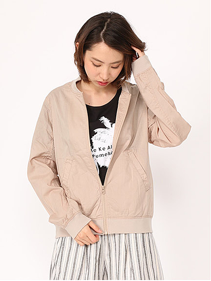 ベーシックZIPブルゾン