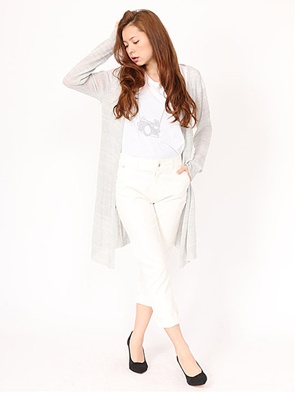 ライトロングカーデ