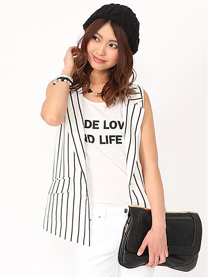 ロゴタンク+ストライプベストＳｅｔ