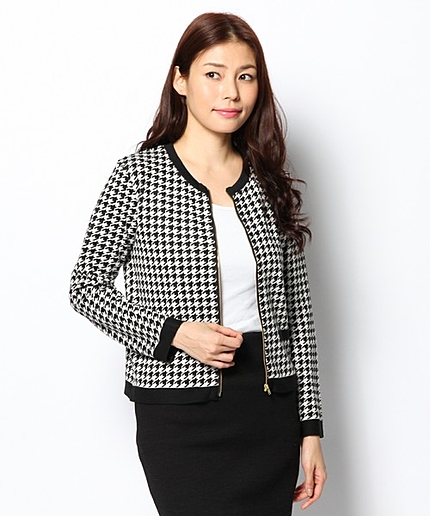 千鳥JQジップカーデ