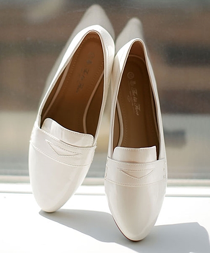 Fレザーローファー