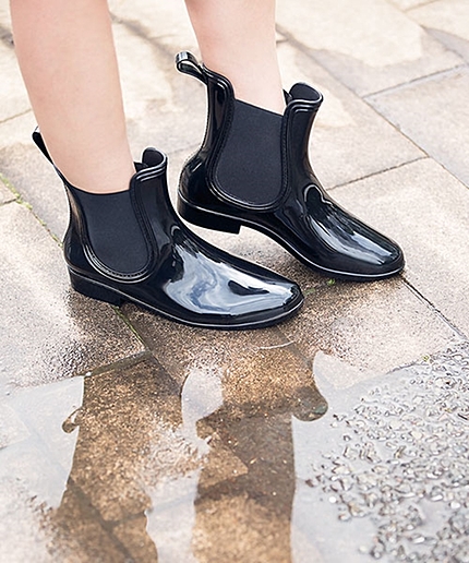 サイドゴアレインブーツ