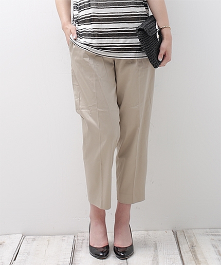 センタープレステーパードパンツ