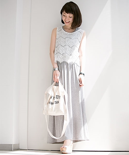 レースBLセットカットマキシOP