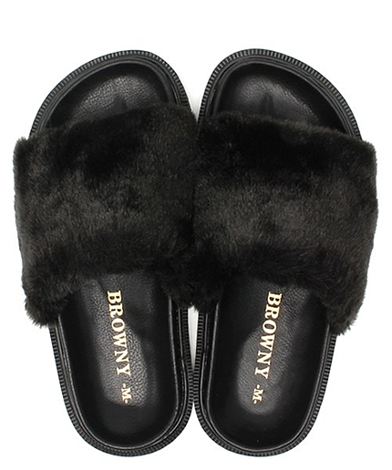 WEGO/ファーサンダル