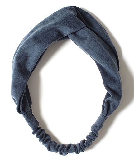 Fスエードクロスヘアバンド