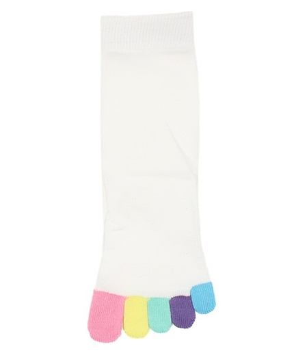 WEGO/5本指カラフルソックス