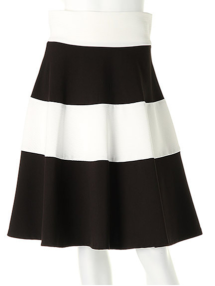 ボーダーフレアースカート