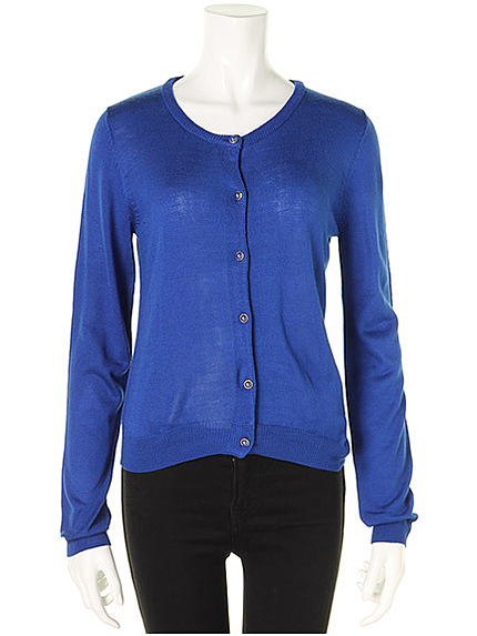 ニットクルーネック カーディガン