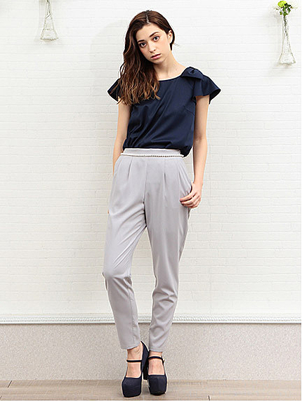 パールタック パンツ