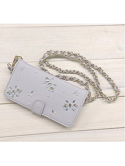 WEB STORE限定ストラップ付ビジューiPhoneケース(iPhone5/5S、iPhone6)