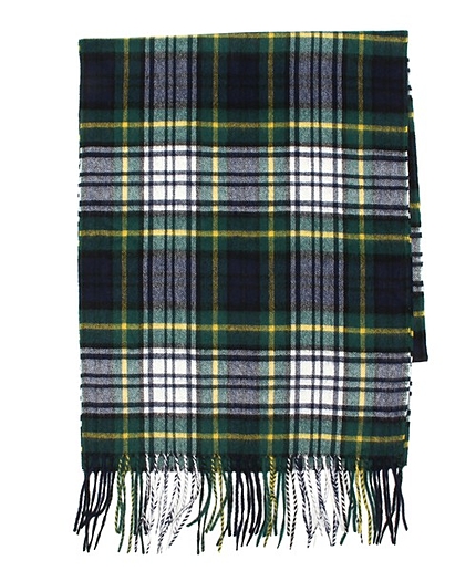 カシミヤチェックマフラー