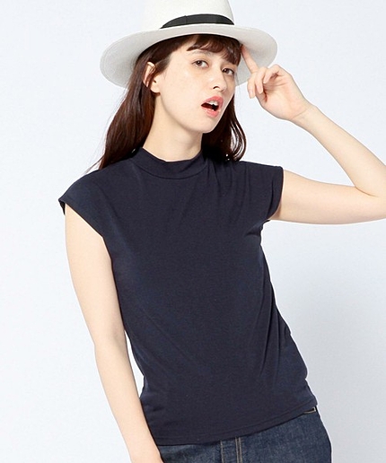 ハイネックネックプルオーバー/AEBC B/N PO