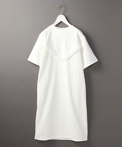 ＜6(ROKU)＞FRONT FRINGE LONG ONEPIECE/ﾜﾝﾋﾟｰｽ
