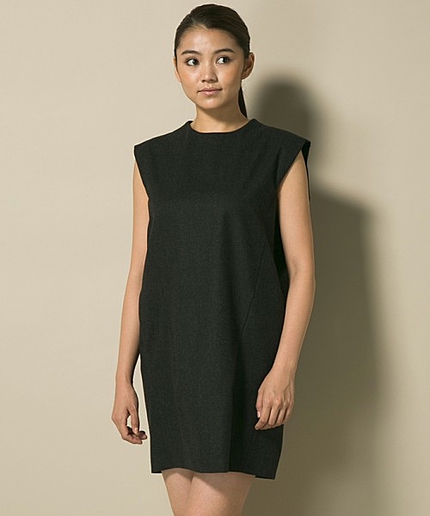 【WEB限定カラーあり】コンパクトウールカシミヤワンピース
