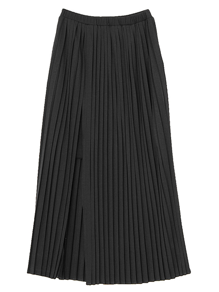 プリーツスリットスカート