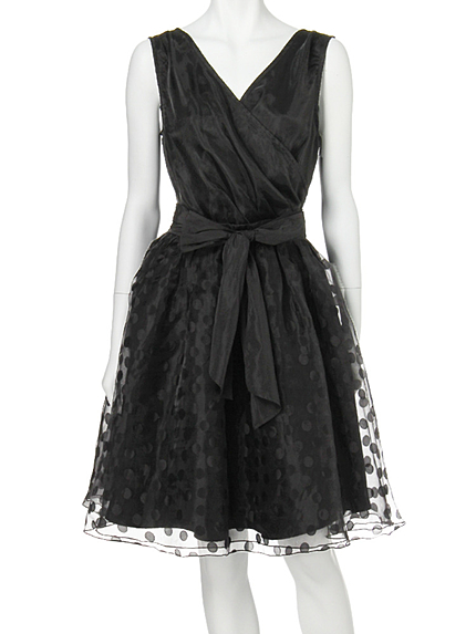 【DUO】オーガンジーカシュクールドレス