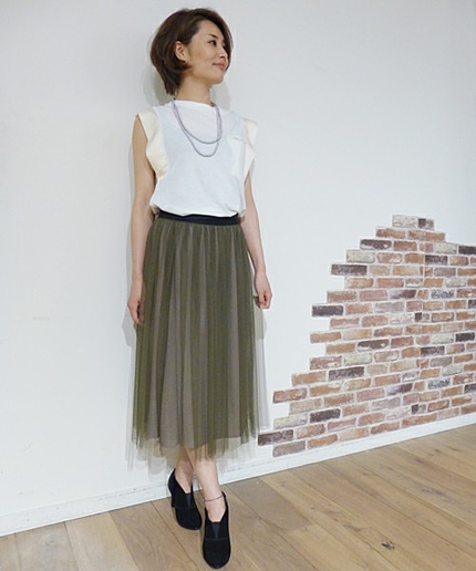 チュールスカート
