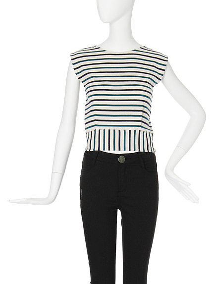 【CASUAL】ランダムボーダートップス