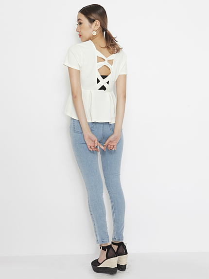 バッククロスフレアTOPS