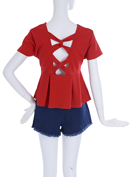 バッククロスフレアTOPS