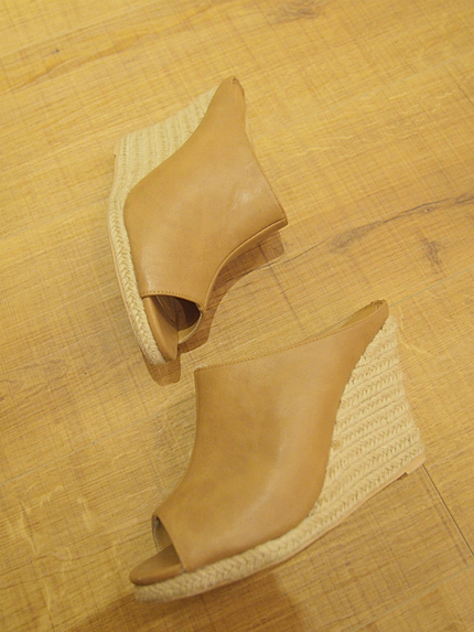 ジュートウェッジサンダル