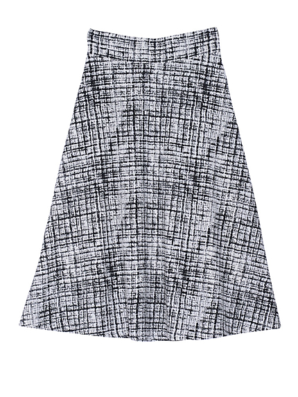 CHOOSE SET UPミドルフレアースカート