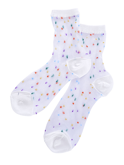 カラフルドットソックス