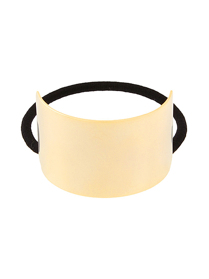 メタリックヘアゴム