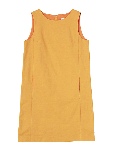 カラーツイードワンピース