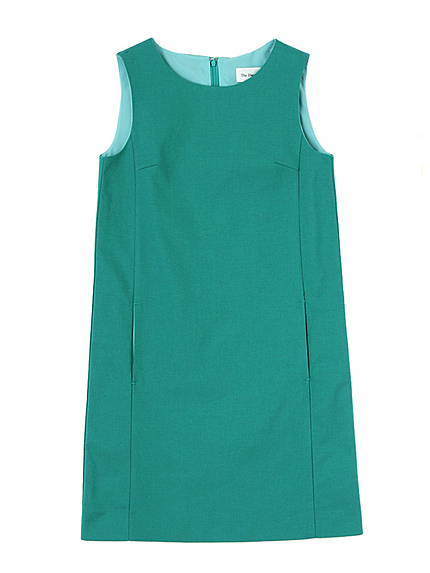 カラーツイードワンピース