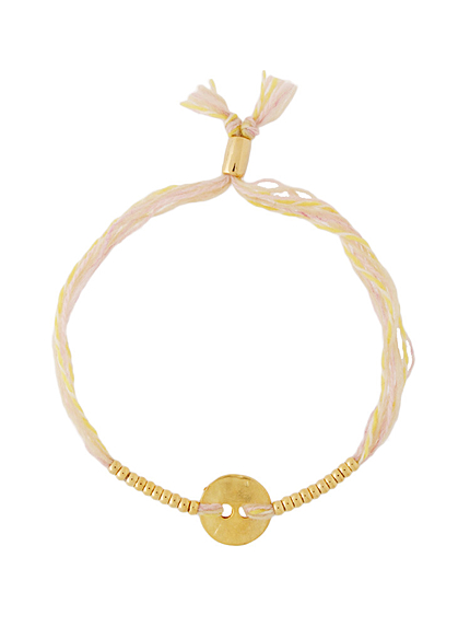 【GDS】 ゴールドプレートミサンガ