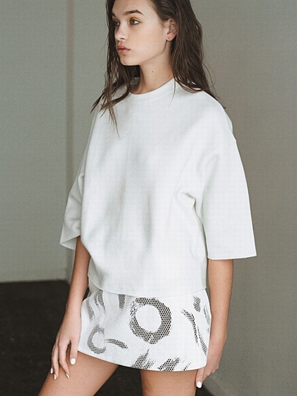 ドレープバルキーTシャツ