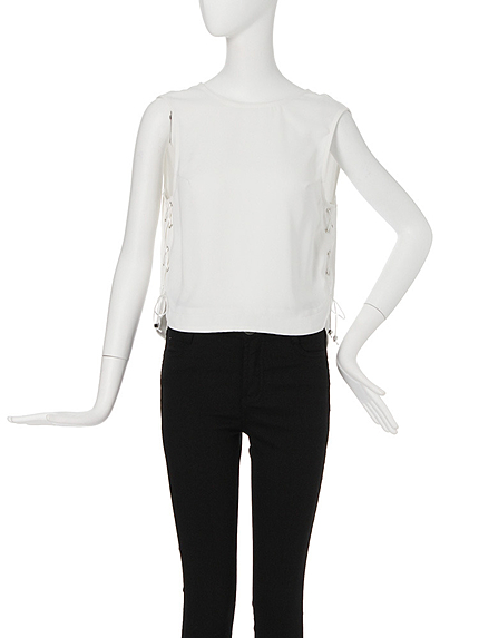 【FEMININE】サイドレースupタンクトップ