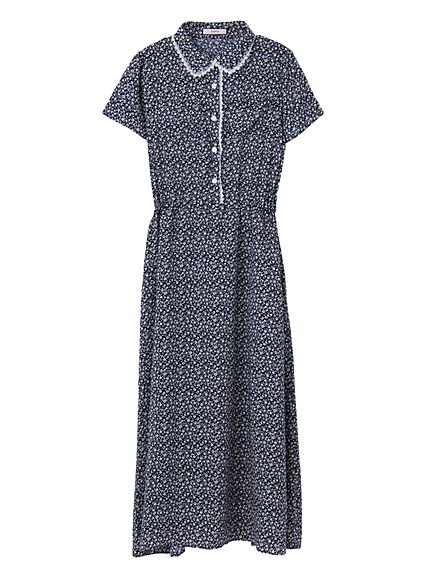 VINTAGEフラワー柄ワンピ