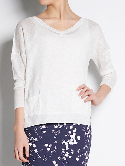 メゾンＶネックニット