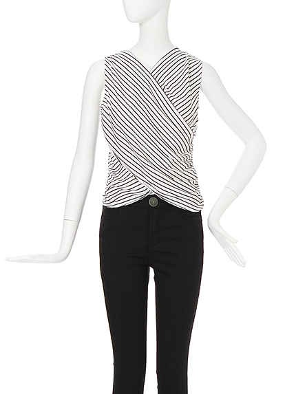 【FEMININE】カシュクールタンクトップ