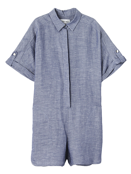 シャンブレーオールインワン