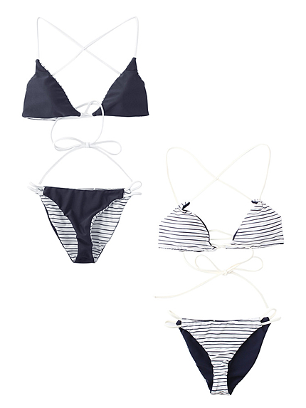 リバーシブルBACKダブルリボンBIKINI